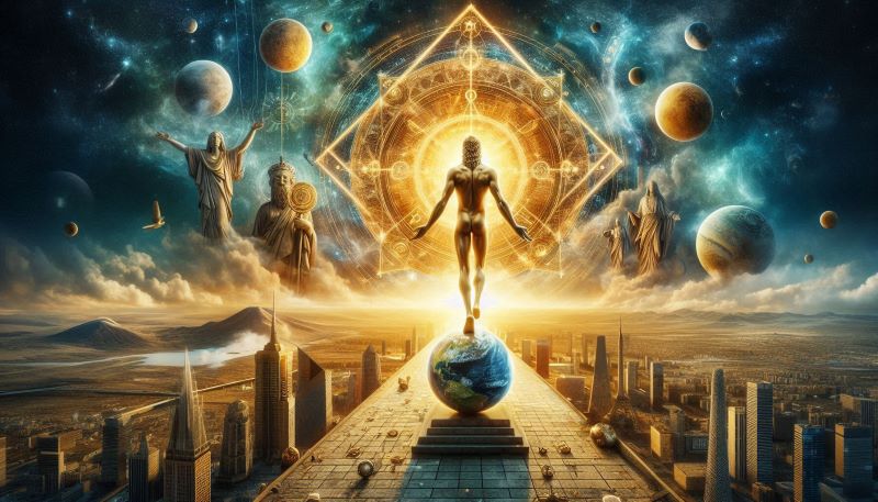 O despertar da Idade de Ouro. A Humanidade, que trilhou caminhos de aprendizado e evolução, agora alcança um novo limiar de consciência.