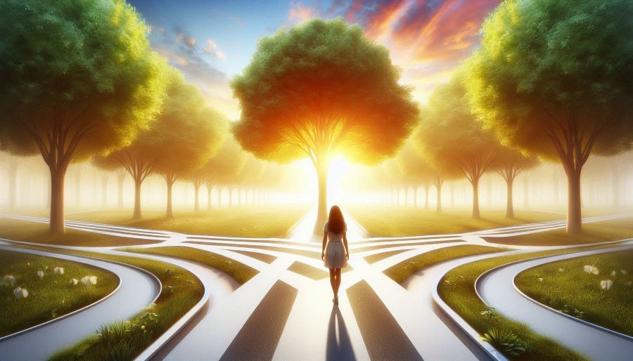 O Poder da decisão é todo seu. Nada ocorre fora do seu desejo, e tudo o que escolher vem à luz.